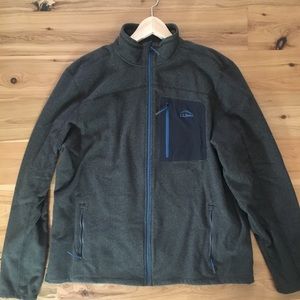 LL Bean fleece sweatshirt zip up